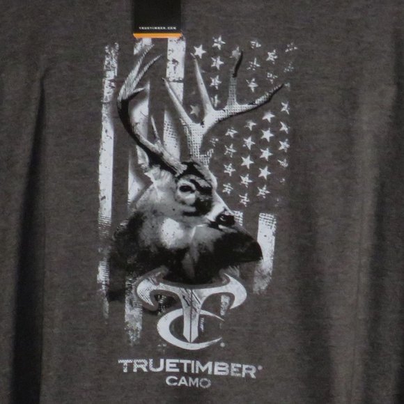TRUETIMBER* Men's Short Sleeve Crew Neck Straight‎ Hem Pullover Tee Shirt~ 4XL - Picture 6 of 11